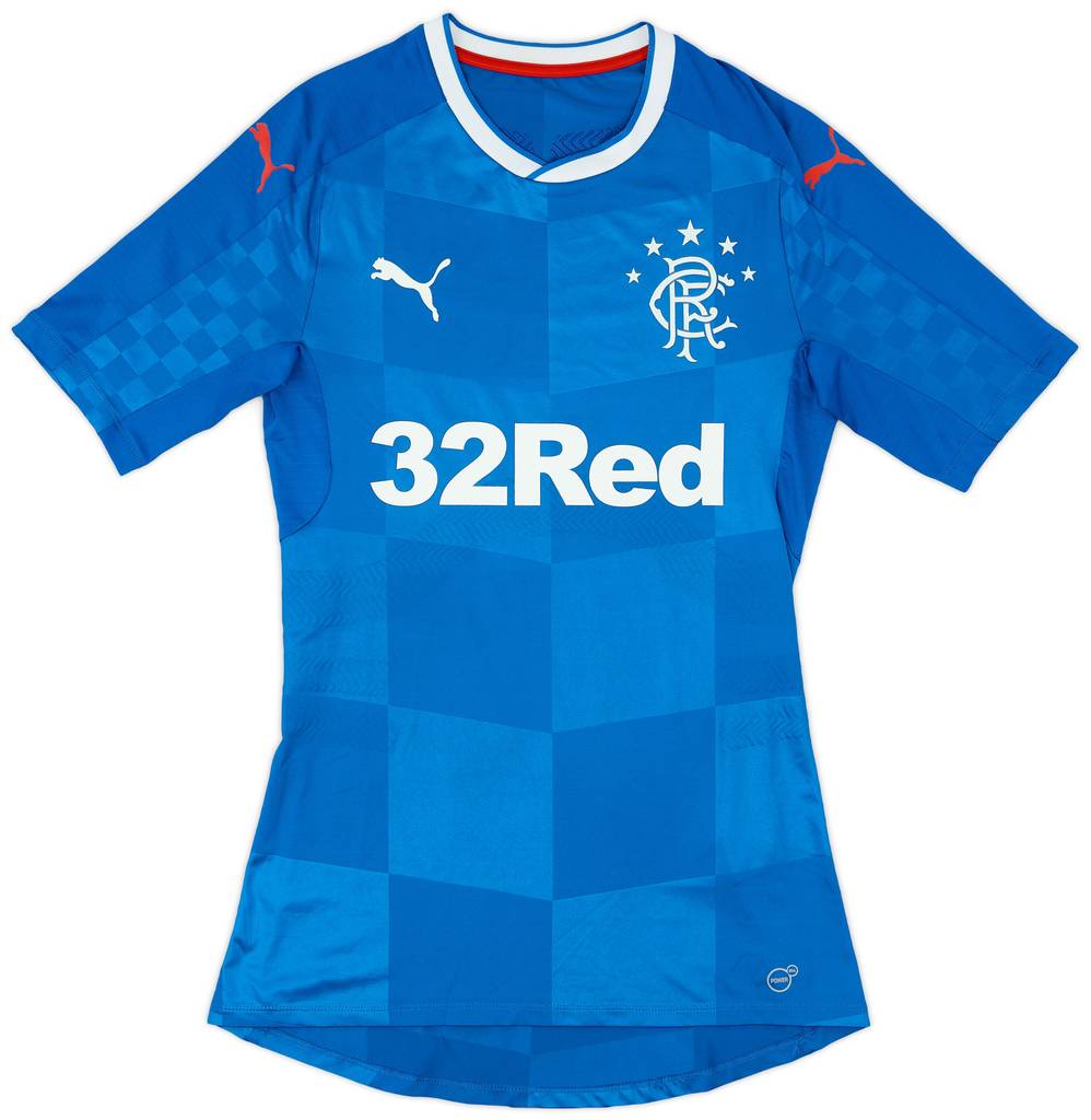 2016-18 Rangers Player Issue Home Shirt - 10/10 - (M)