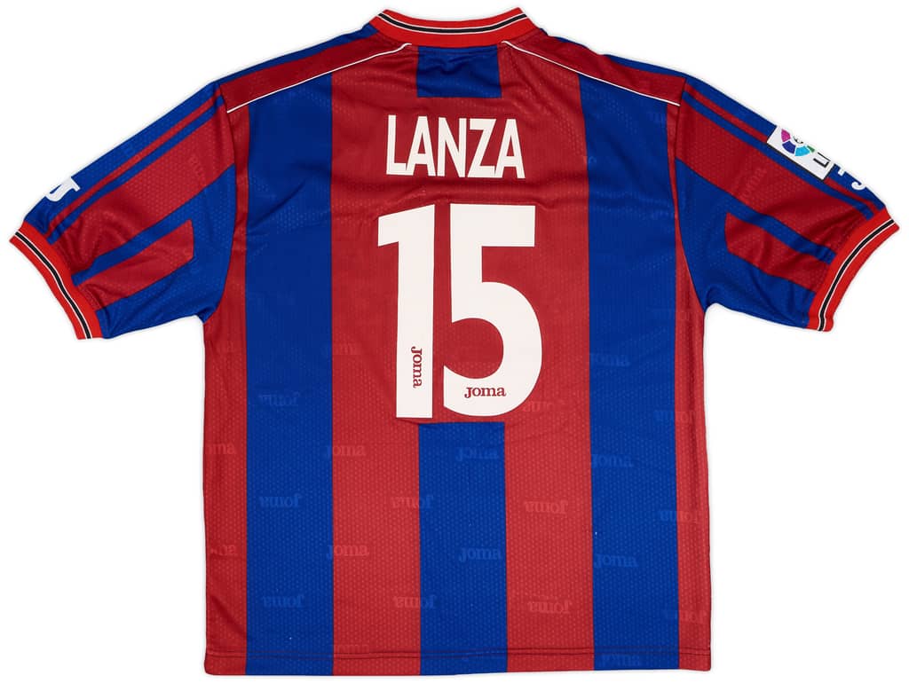 1999-00 Levante Match Issue Home Shirt Lanza #15
