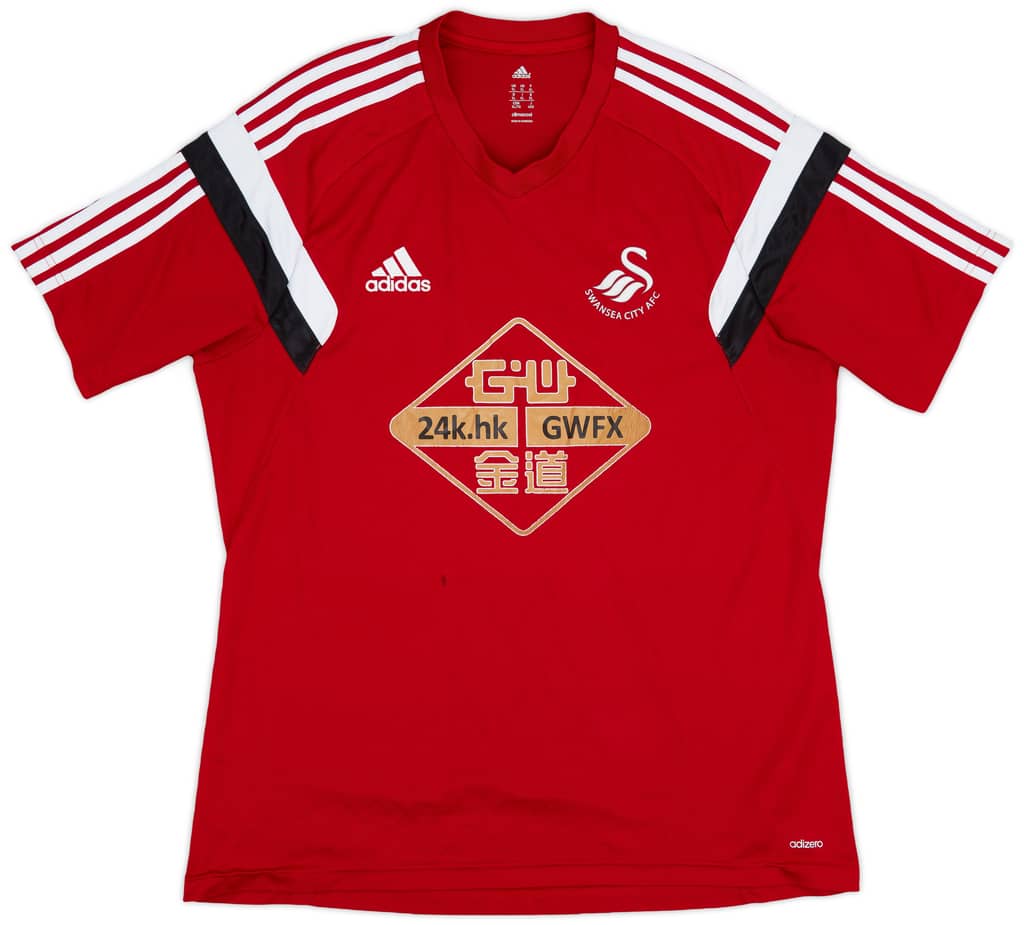 2014-15 Swansea adizero Training Shirt - 4/10 - (XL)