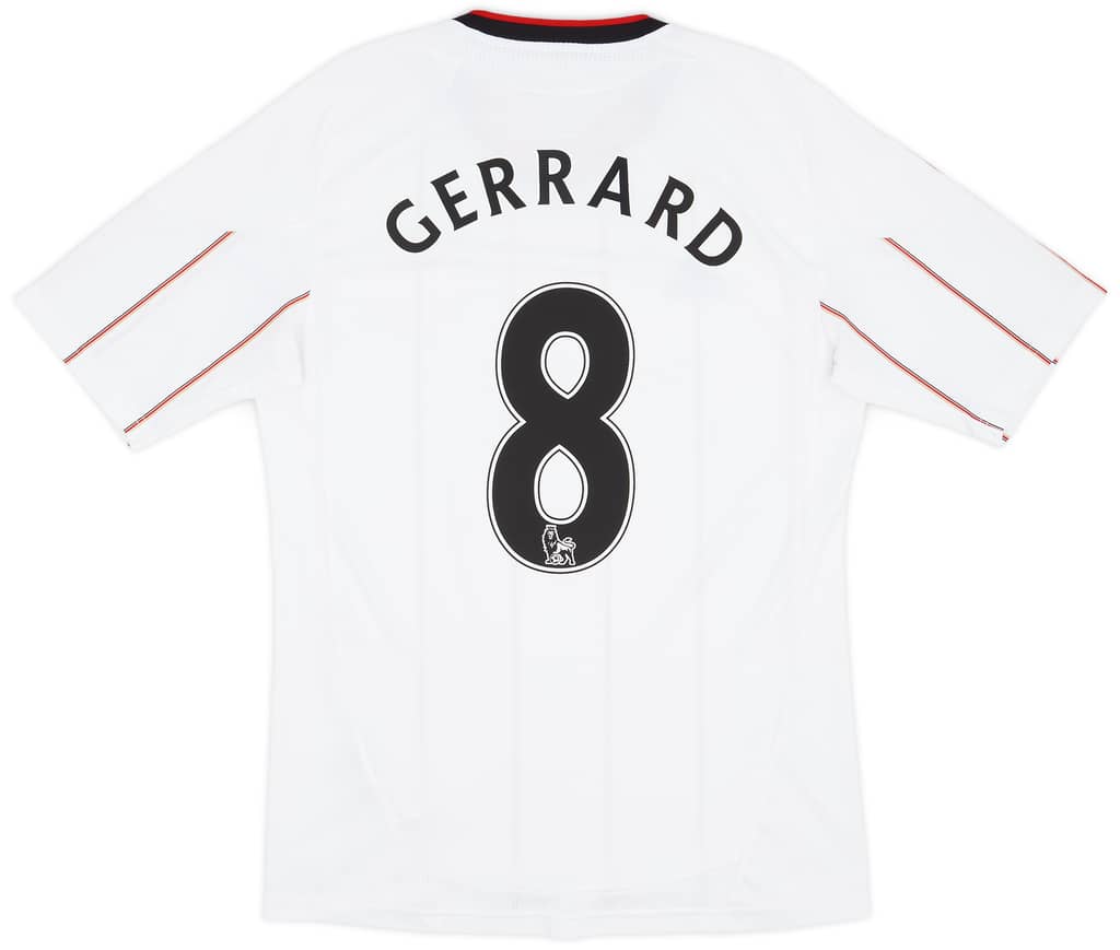 2010-11 Liverpool Away Shirt Gerrard #8 - 7/10 - (S)