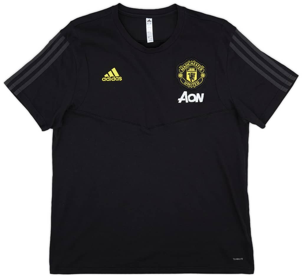 2019-20 Manchester United adidas Cotton Tee - 9/10 - (L)