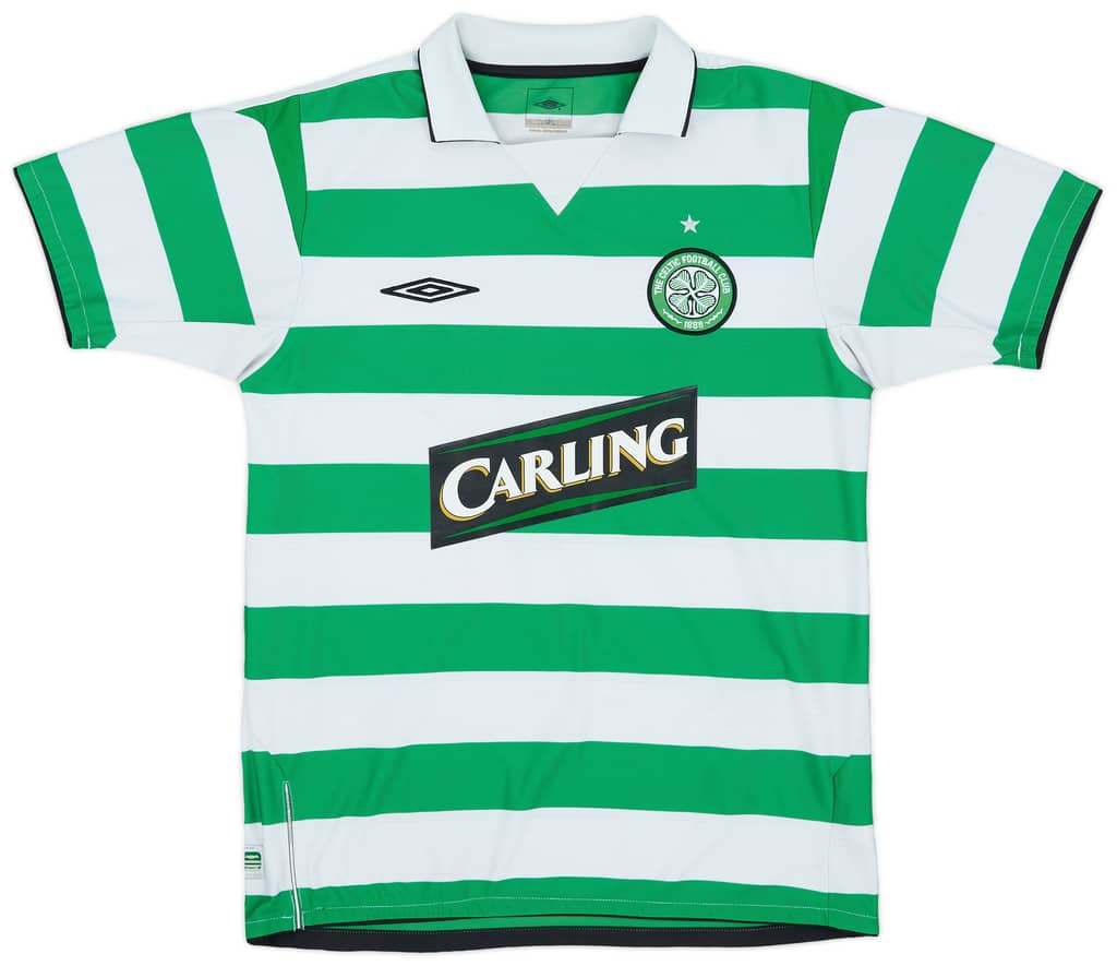 2004-05 Celtic Home Shirt Lambert #14 - 8/10 - (M)