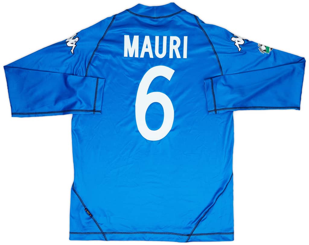 2003-04 Brescia Match Worn Home Shirt Mauri #6