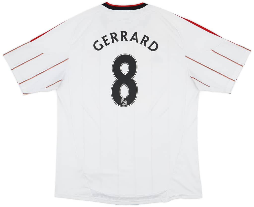 2010-11 Liverpool Away Shirt Gerrard #8 - 7/10 - (XXL)