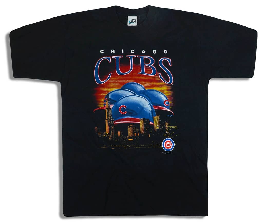 2002 Chicago Cubs Helmet Tee XL
