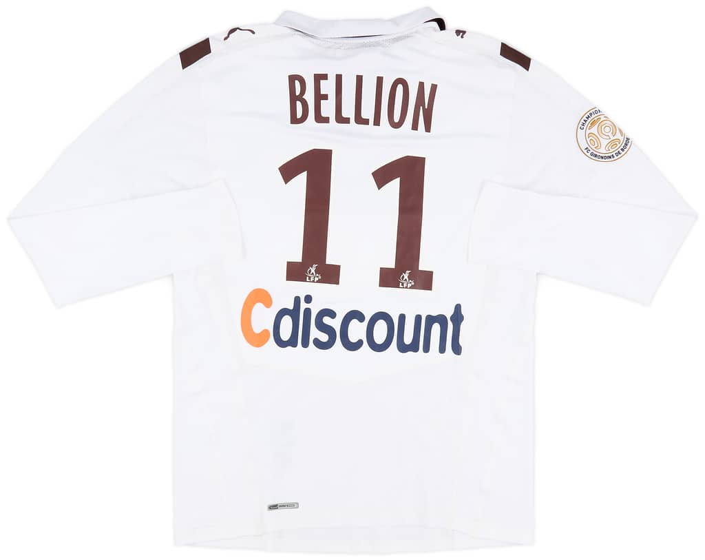2009-10 Bordeaux Match Issue Away L/S Shirt Bellion #11