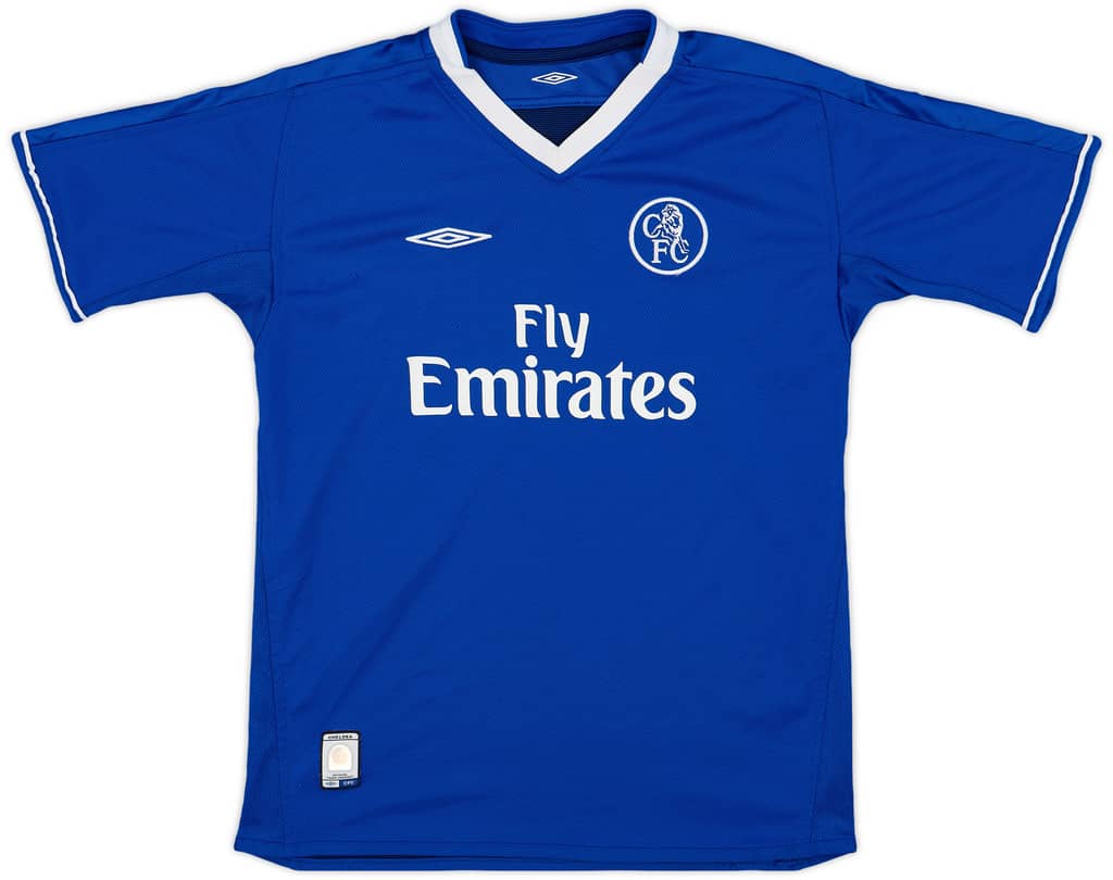 2003-05 Chelsea Home Shirt - 8/10 - (XL.Boys)