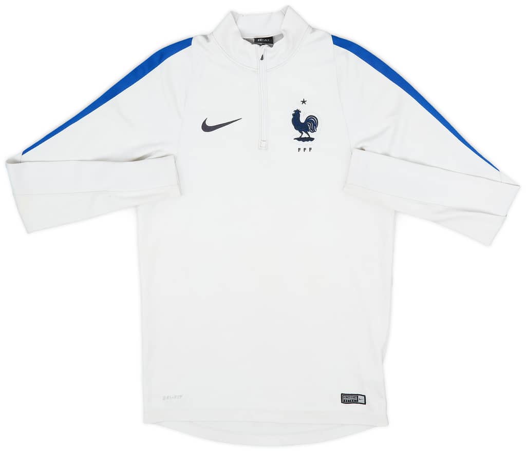 2016-17 France Nike 1/4 Zip Drill Top - 5/10 - (S)