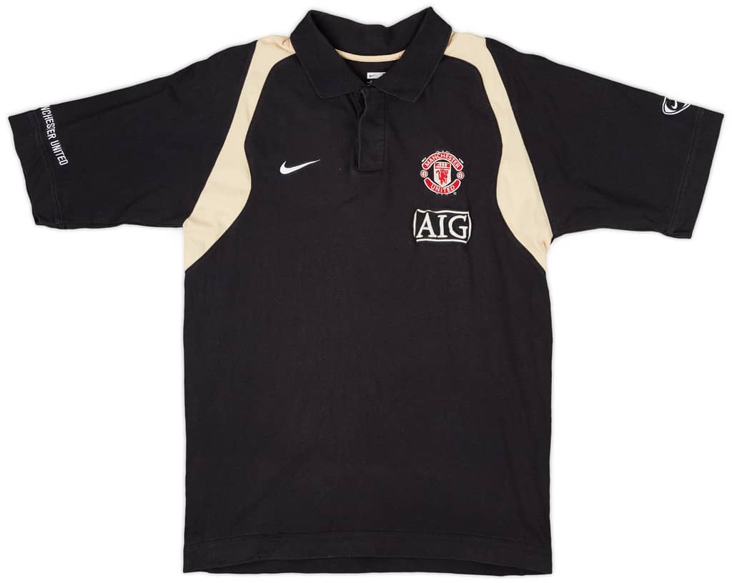 2006-07 Manchester United Nike Polo Shirt - 9/10 - (M)