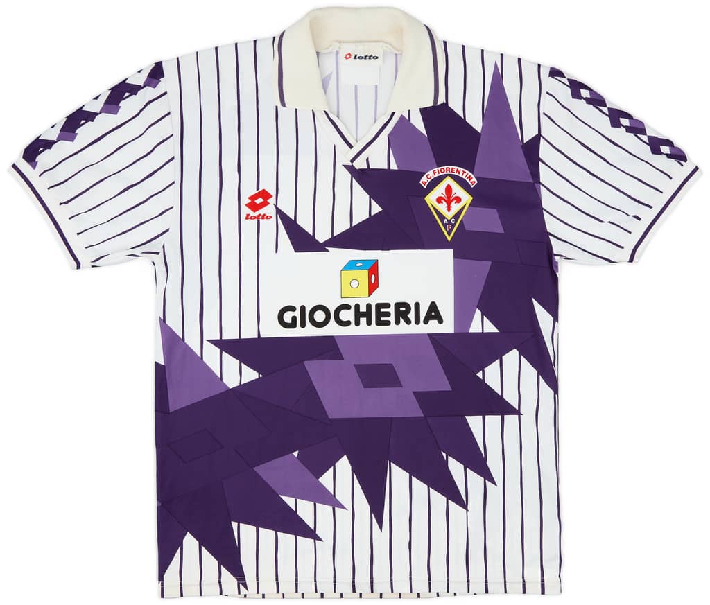 1991-92 Fiorentina Away Shirt - 6/10 - (L)