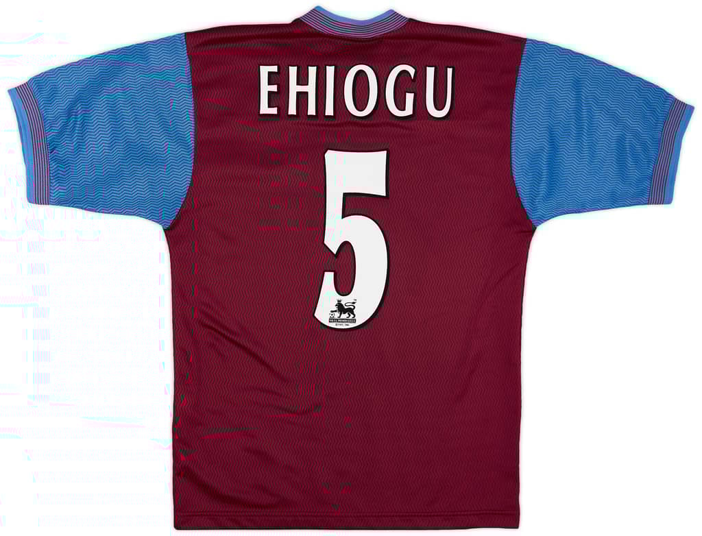 1997-98 Aston Villa Home Shirt Ehiogu #5 - 7/10 - (S)