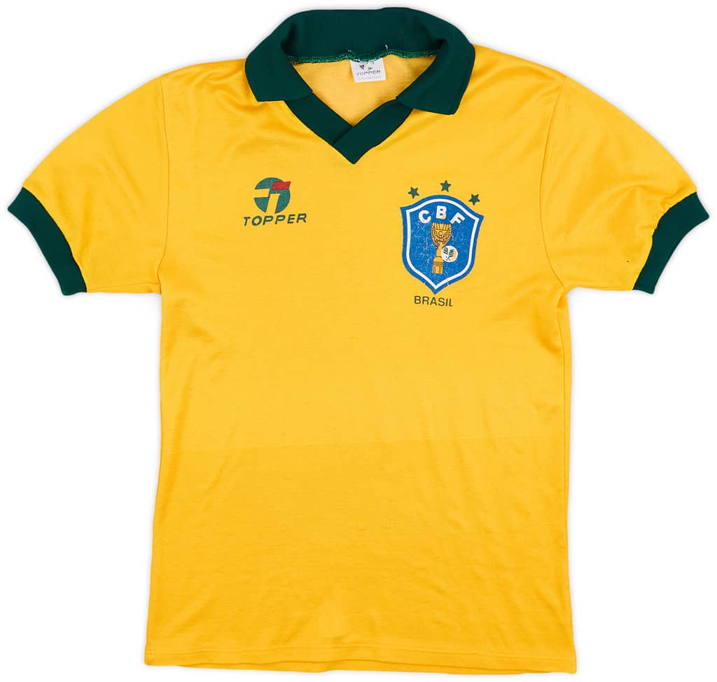 1985-88 Brazil Home Shirt - 6/10 - (S)