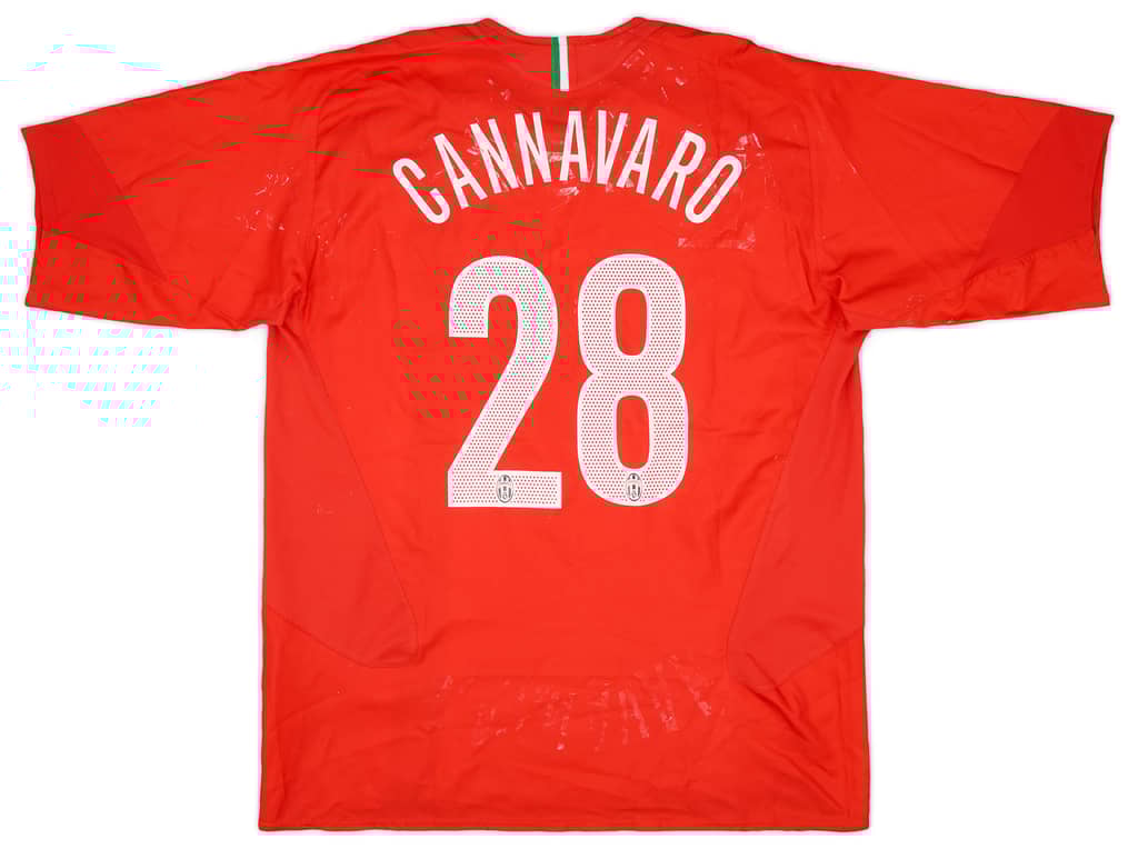 2005-06 Juventus Away Shirt Cannavaro #28 - 4/10 - (XL)