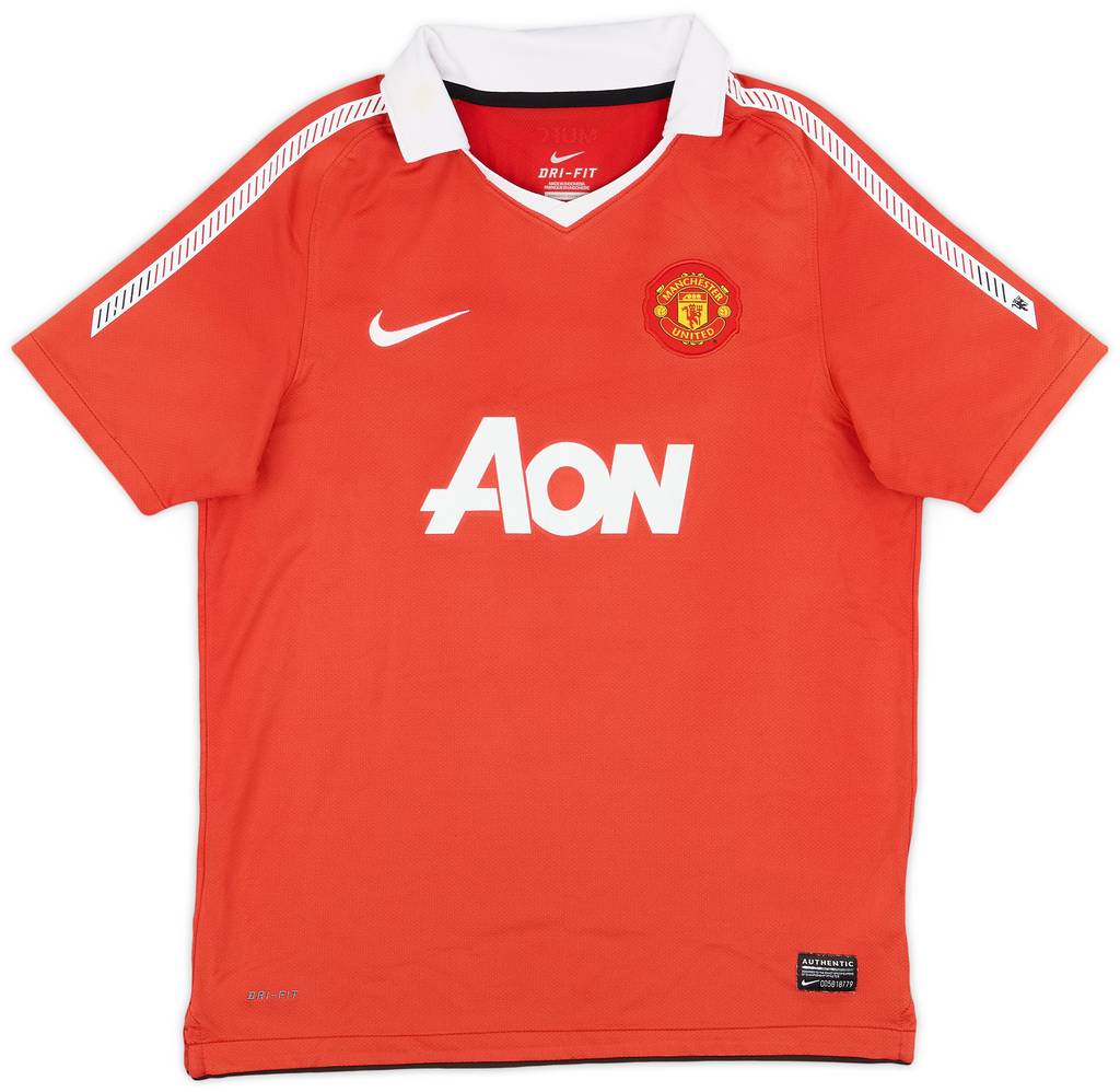 2010-11 Manchester United Home Shirt - 6/10 - (L.Boys)