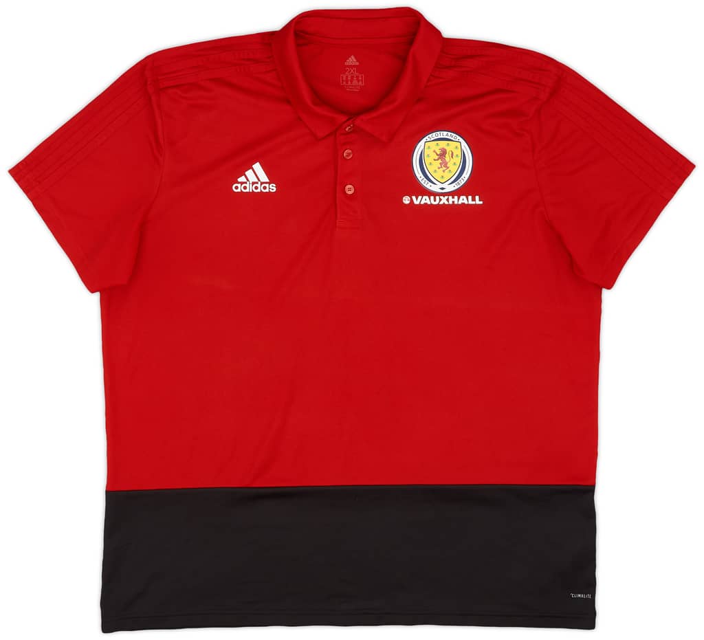 2017-18 Scotland adidas Polo Shirt - 9/10 - (XXL)