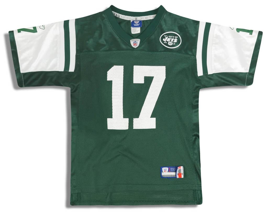 2011 New York Jets Burress #17 Reebok On Field Jersey (Home) Y