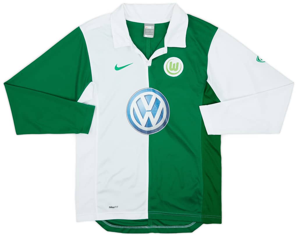2007-08 Wolfsburg Home L/S Shirt - 8/10 - (S)