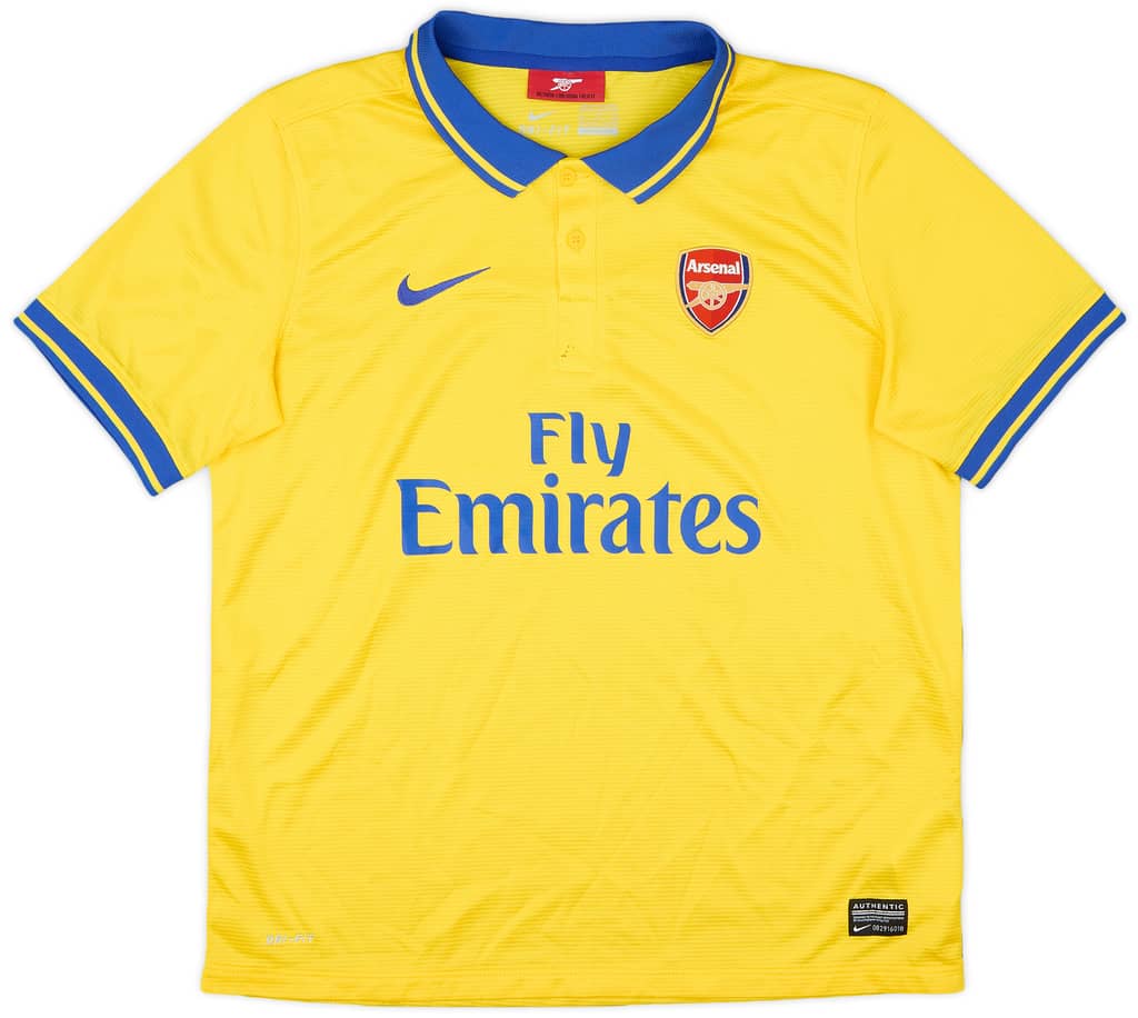 2013-14 Arsenal Away Shirt - 8/10 - (XL.Boys)