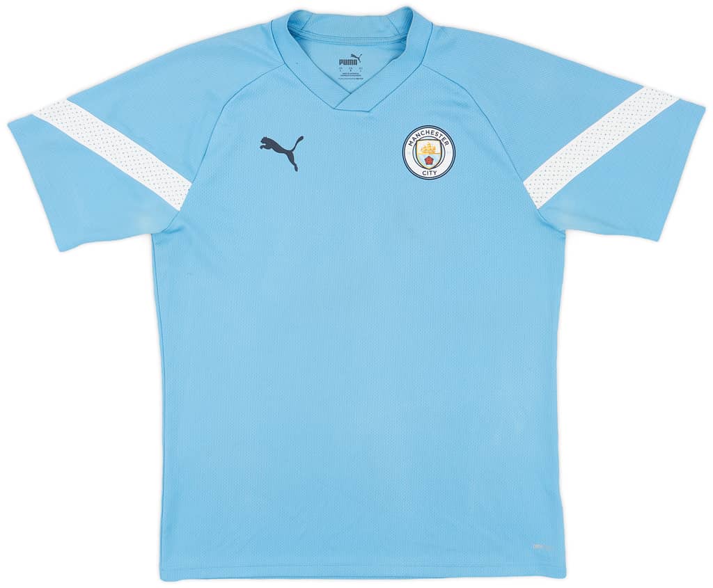2020-21 Man City Puma Training Shirt - 7/10 - (L)