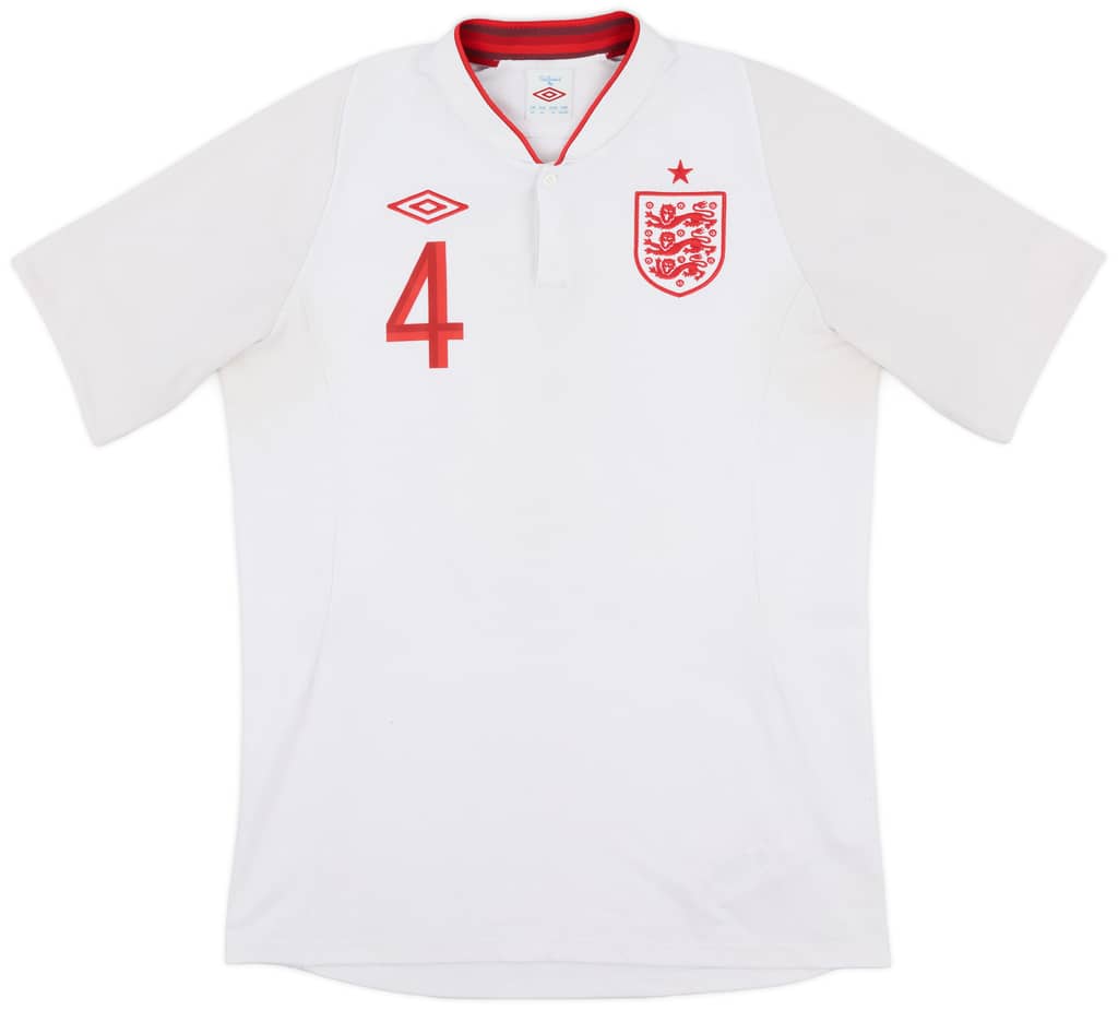 2012-13 England Home Shirt Gerrard #4 - 5/10 - (M)