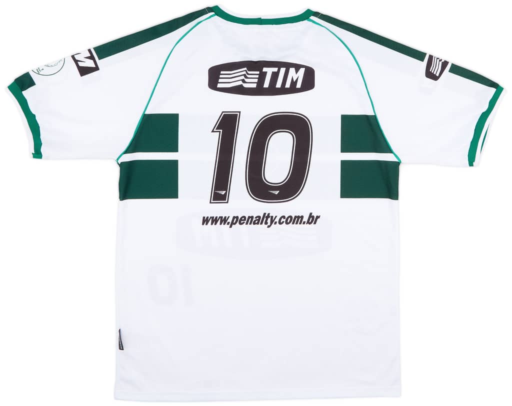 2002 Coritiba Home Shirt #10 - 8/10 - (L)