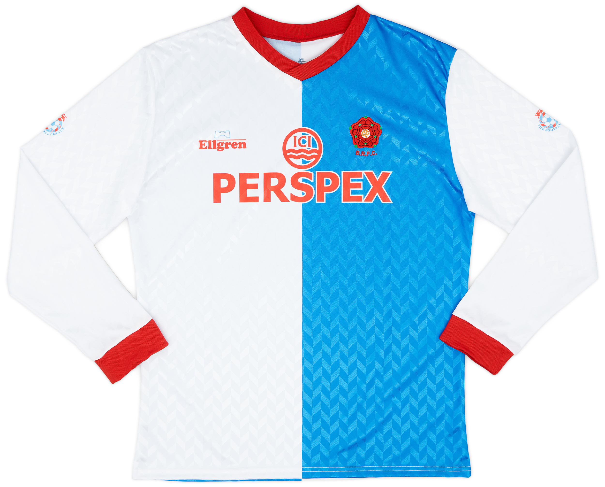 1988-89 Blackburn Ellgren Reissue Home L/S Shirt