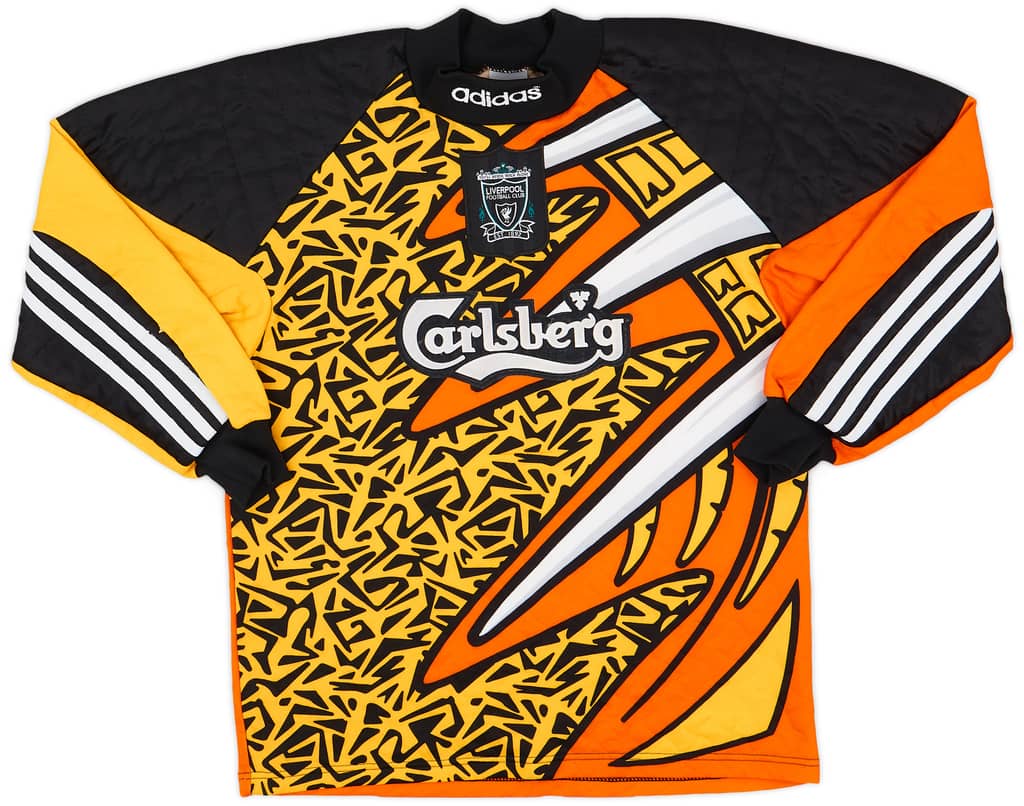 1995-96 Liverpool GK Shirt - 9/10 - (XS)