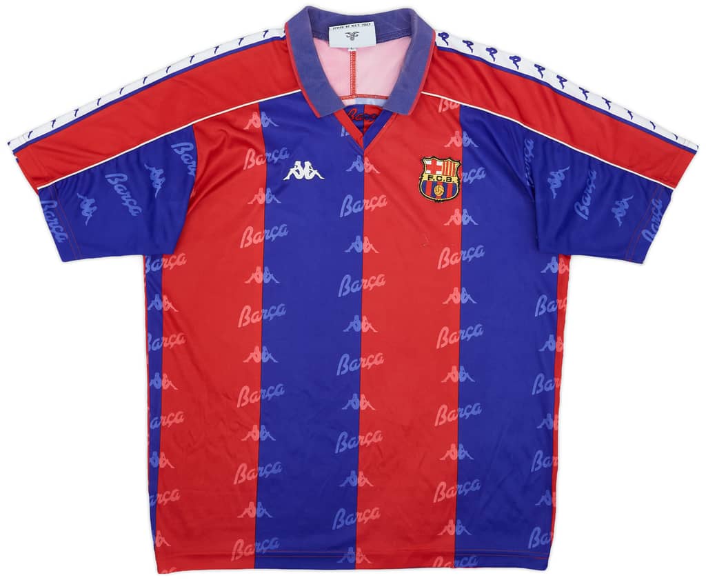 1992-95 Barcelona Home Shirt - 7/10 - (L)