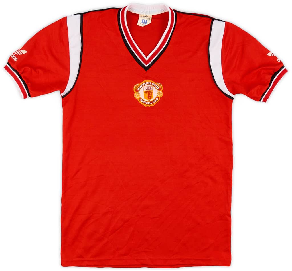 1984-86 Manchester United Home Shirt - 8/10 - (S)