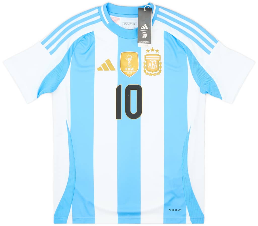 2024-25 Argentina Home Shirt Messi #10 (KIDS)