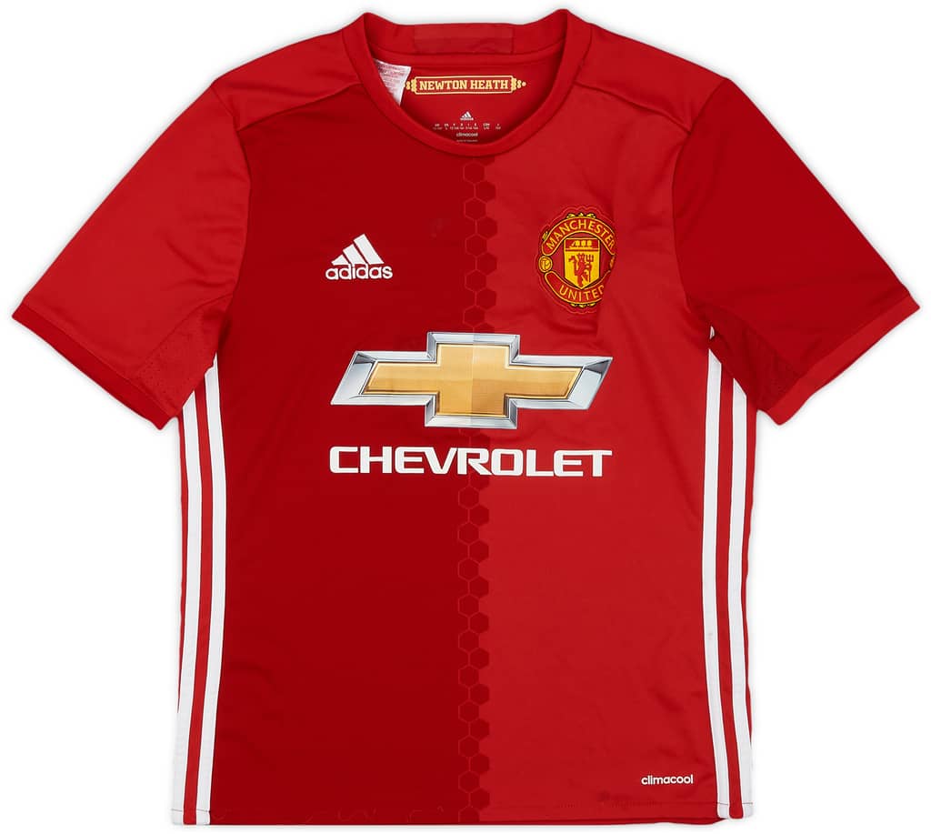 2016-17 Manchester United Home Shirt - 6/10 - (L.Boys)