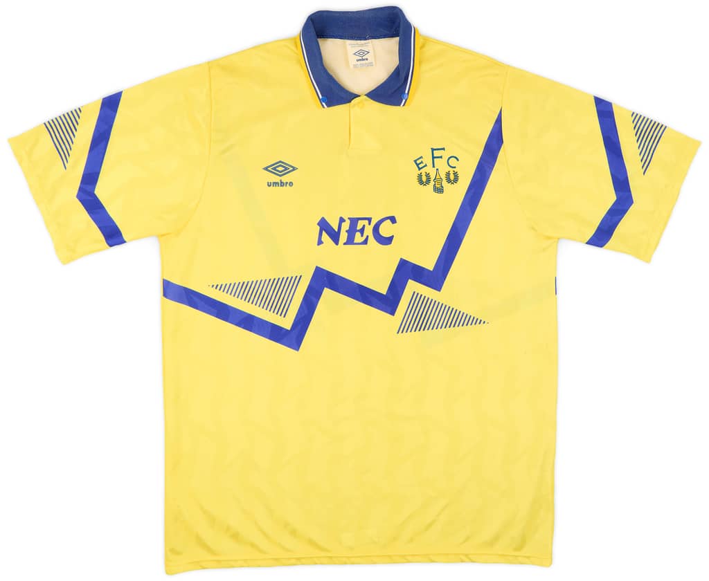 1990-92 Everton Away Shirt - 8/10 - (L)