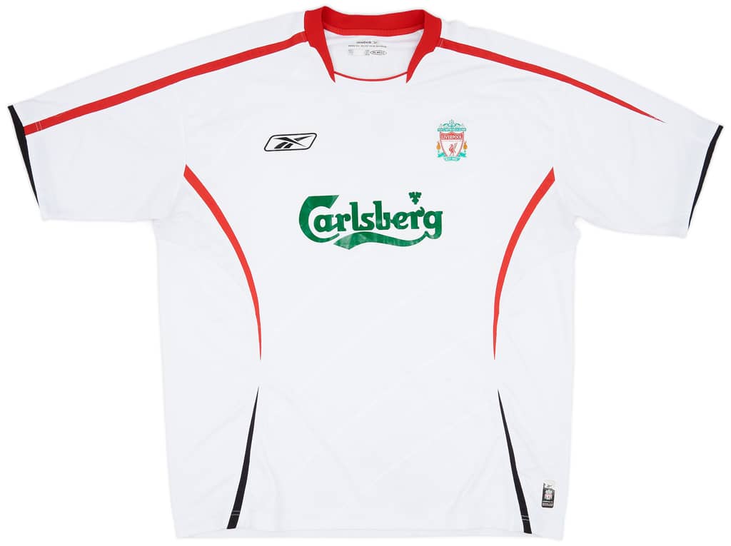 2005-06 Liverpool Away Shirt Gerrard #8 - 6/10 - (XXL)