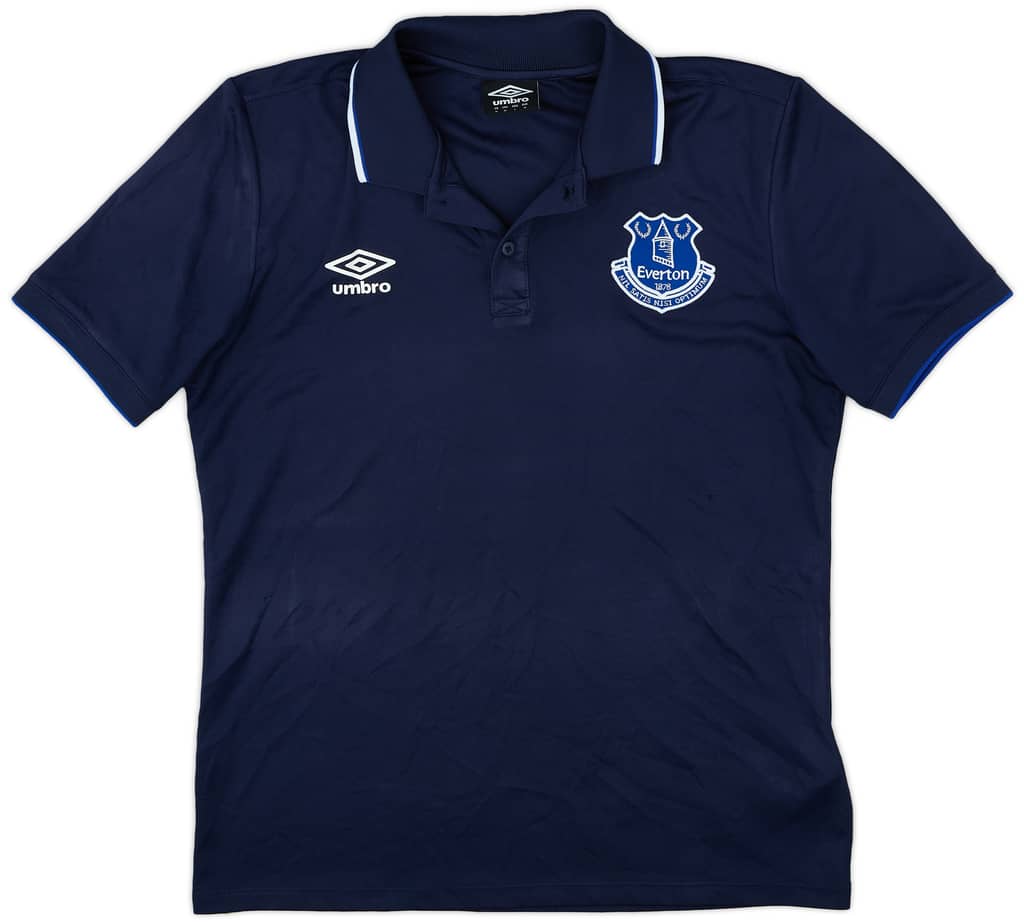 2018-19 Everton Umbro Polo Shirt - 9/10 - (M)