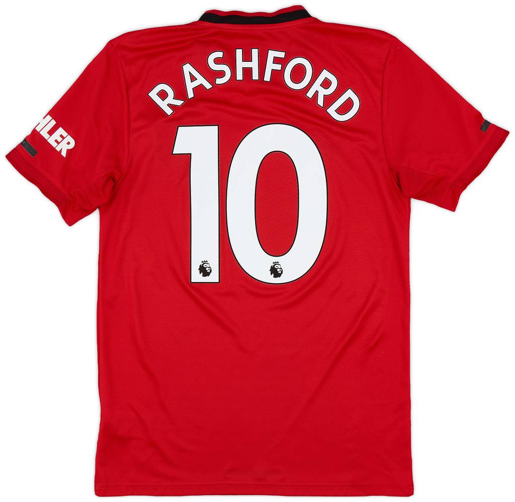 2019-20 Manchester United Home Shirt Rashford #10 - 9/10 - (S)