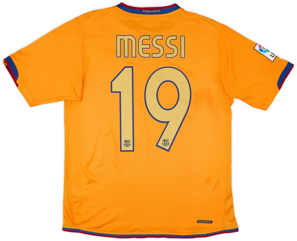 2006-08 Barcelona Away Shirt Messi #19 - 6/10 - (S)