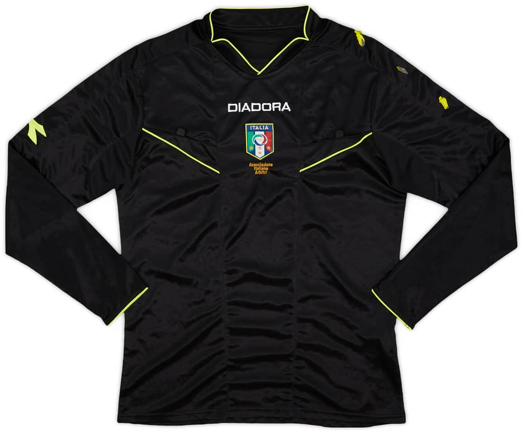 2013-14 Italy Diadora Referee L/S Shirt - 5/10 - (L)