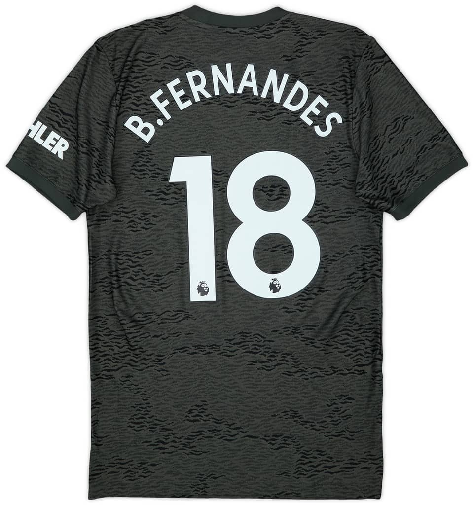 2020-21 Manchester United Away Shirt B.Fernandes #18 (S)