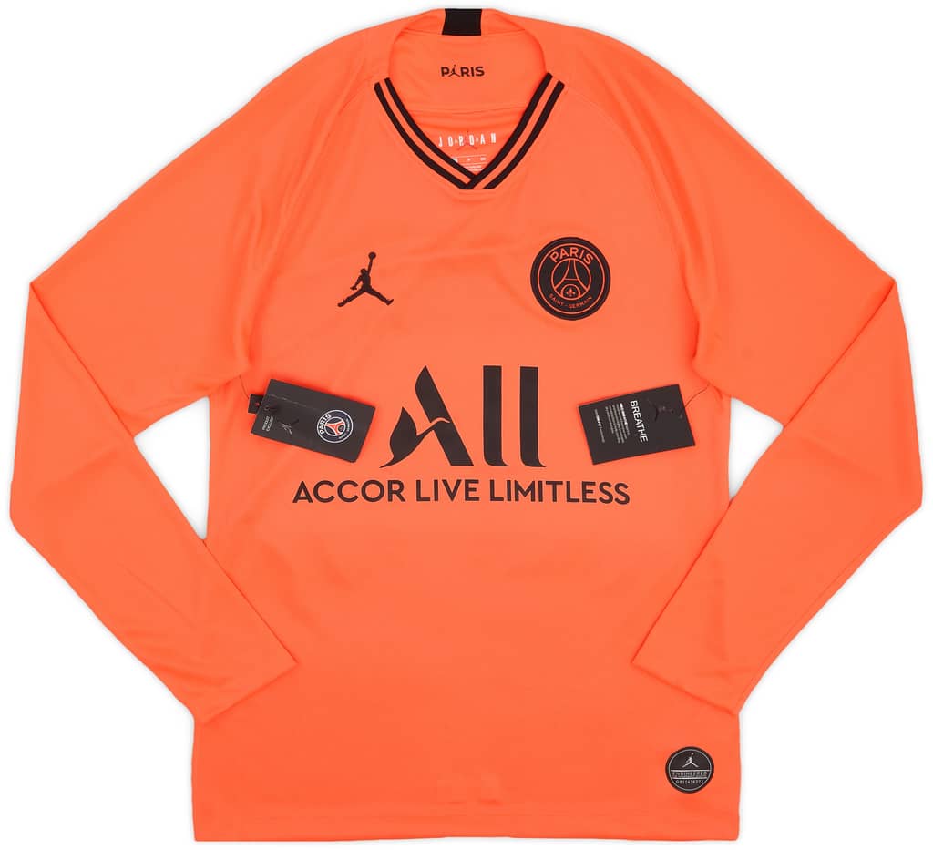 2019-20 Paris Saint-Germain Away L/S Shirt Mbappe #7 (S)