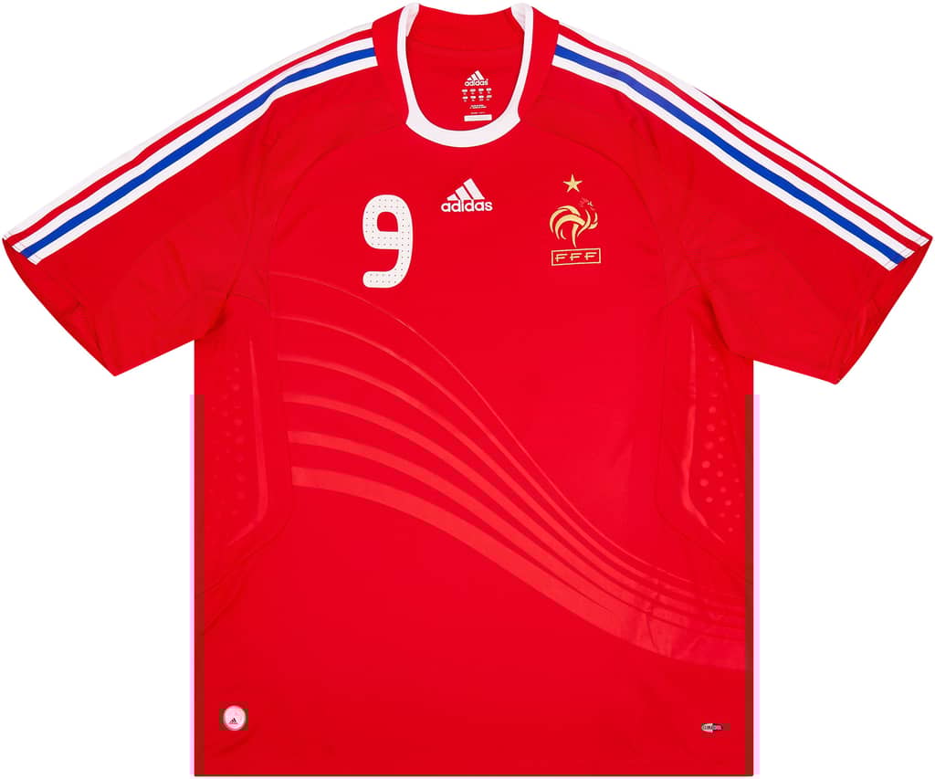 2007-08 France Away Shirt Benzema #9