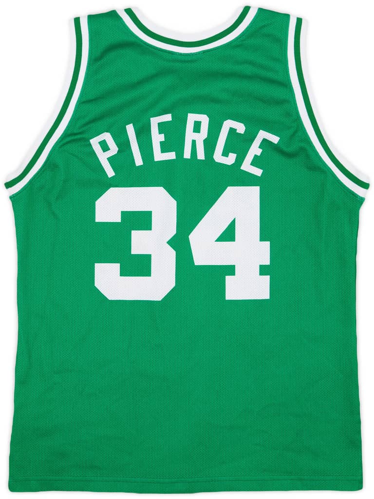 1998-06 Boston Celtics Pierce #34 Champion Away Jersey - 8/10 - (L.Boys)