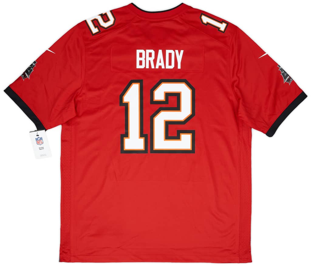 2020-22 Tampa Bay Buccaneers Brady #12 Nike Game Home Jersey (XL)