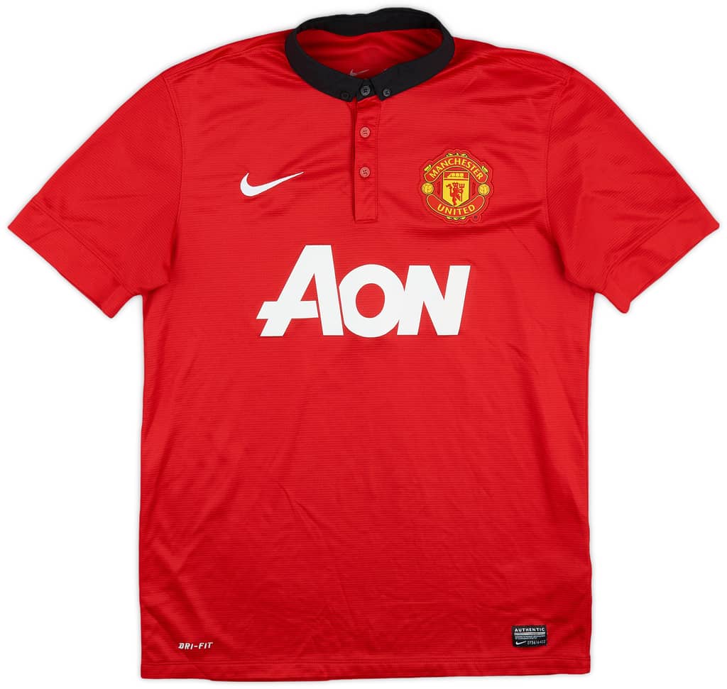 2013-14 Manchester United Home Shirt Vidic #15