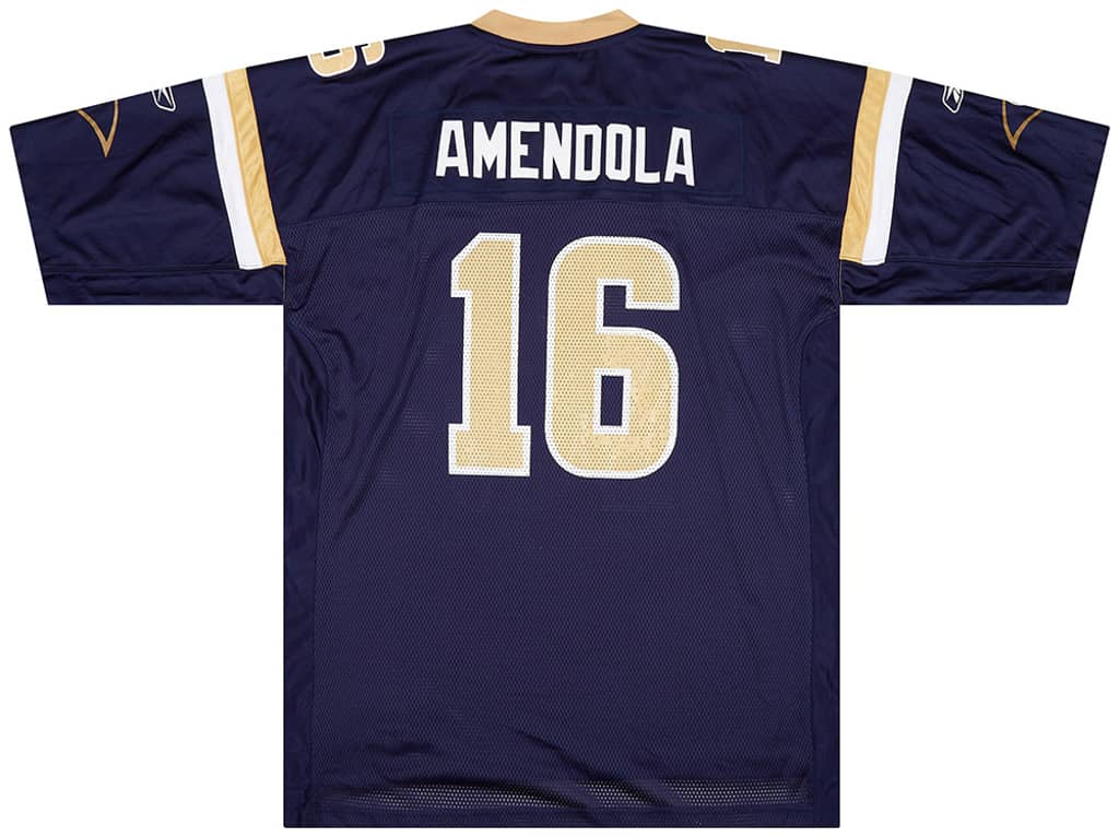 2009-11 St. Louis Rams Amendola #16 Reebok On Field Home Jersey (Excellent) XXL