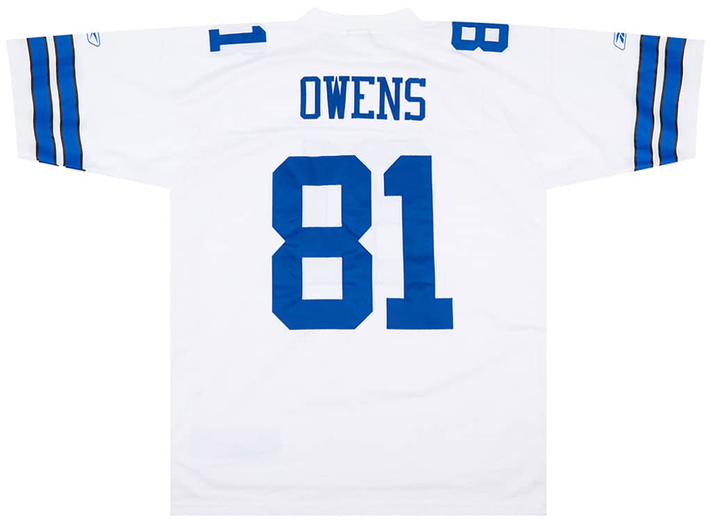 2007 Dallas Cowboys Owens #81 Reebok Premier Away Jersey (Very Good) XL