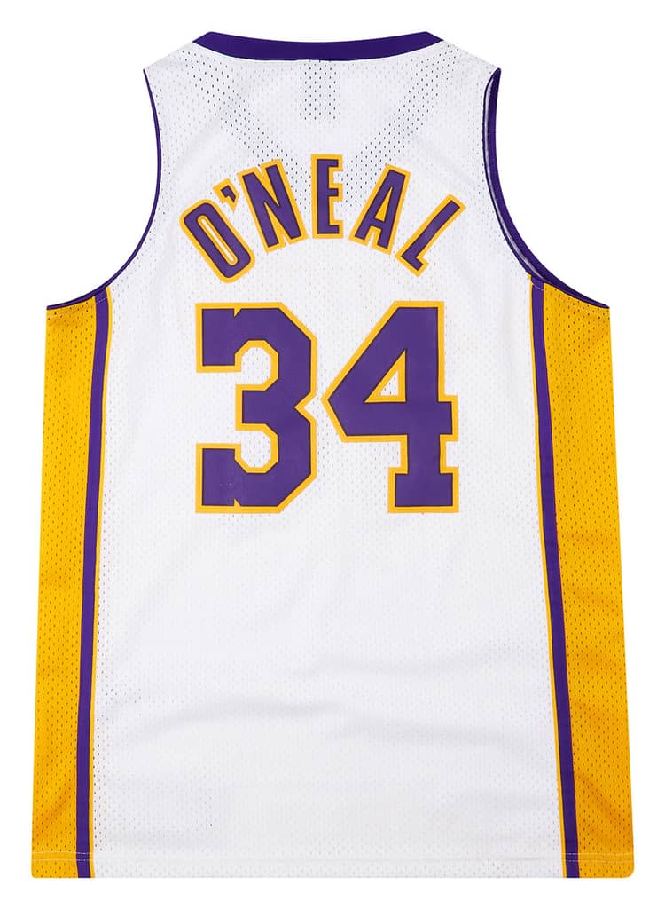 2002-04 LA Lakers O'Neal #34 Nike Swingman Alternate Jersey (Excellent) M