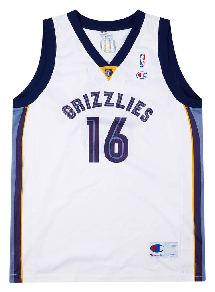 2004-08 Memphis Grizzlies Gasol #16 Champion Home Jersey (Excellent) XXL