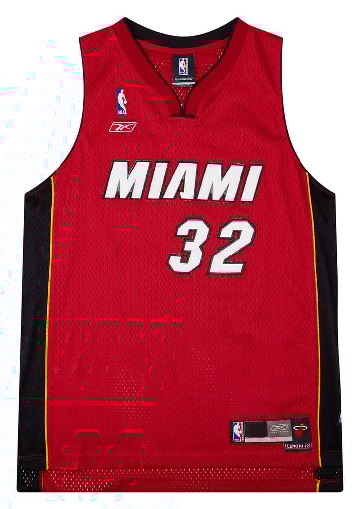 2004-06 Miami Heat O'Neal #32 Reebok Swingman Alternate Jersey (Very Good) M
