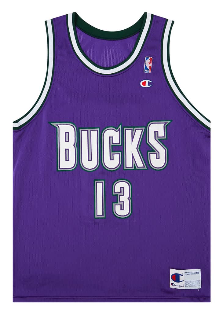 1994-95 Milwaukee Bucks Robinson #13 Champion Away Jersey (Very Good) XL