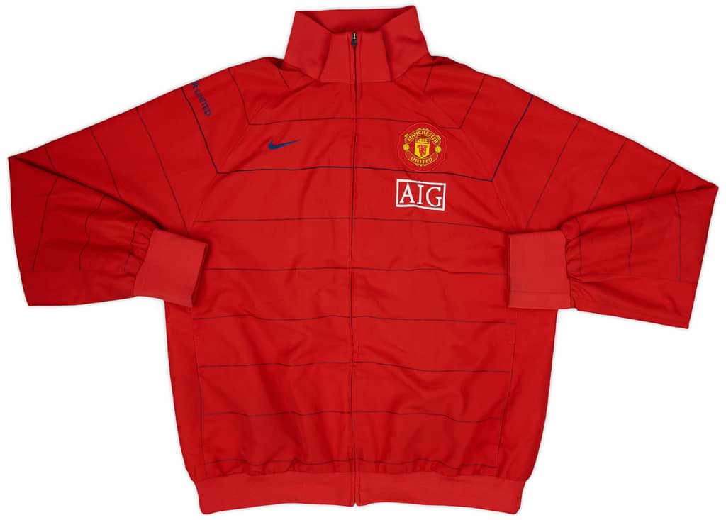 2008-09 Manchester United Nike Track Jacket - 8/10 - (XL)